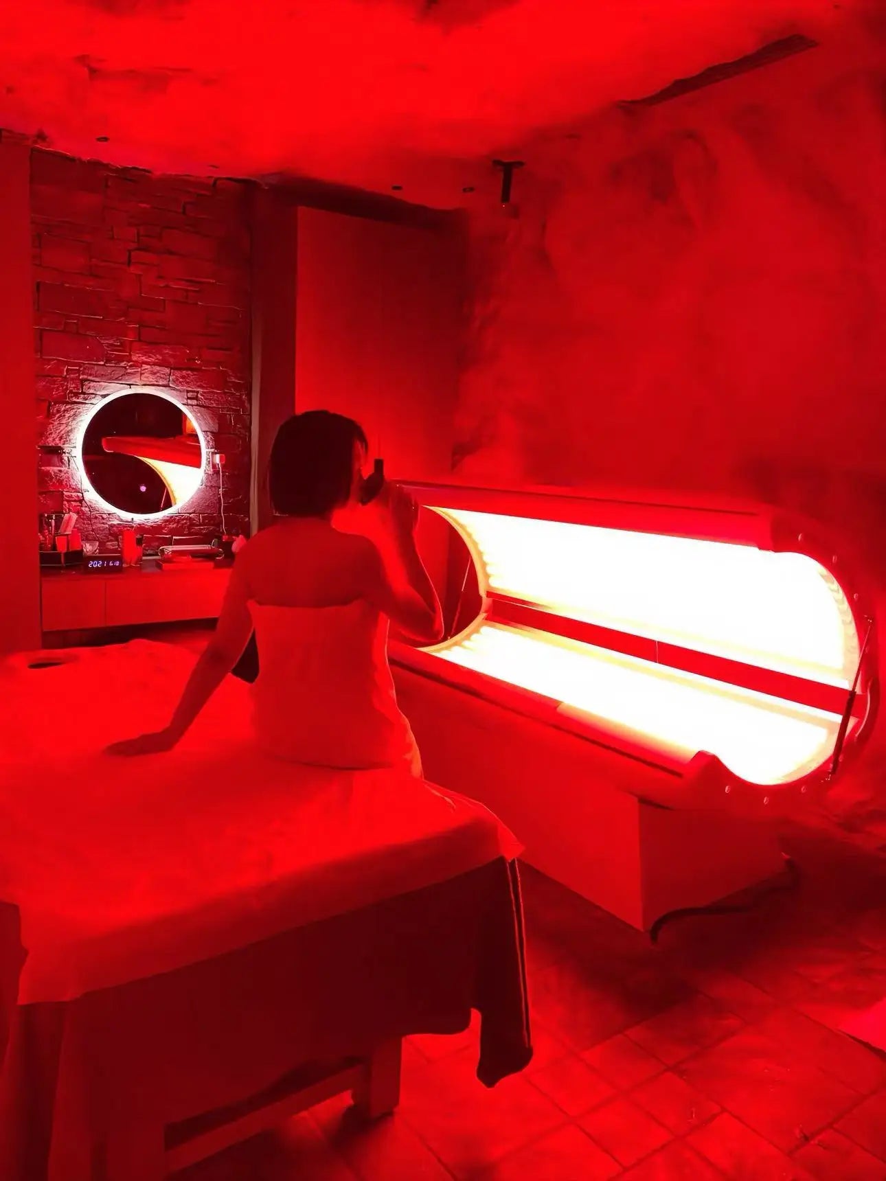 #1 Professional Red Light Therapy Spa Bed - Full Body Collagen Skin Rejuvenation & Anti-Aging Treatment