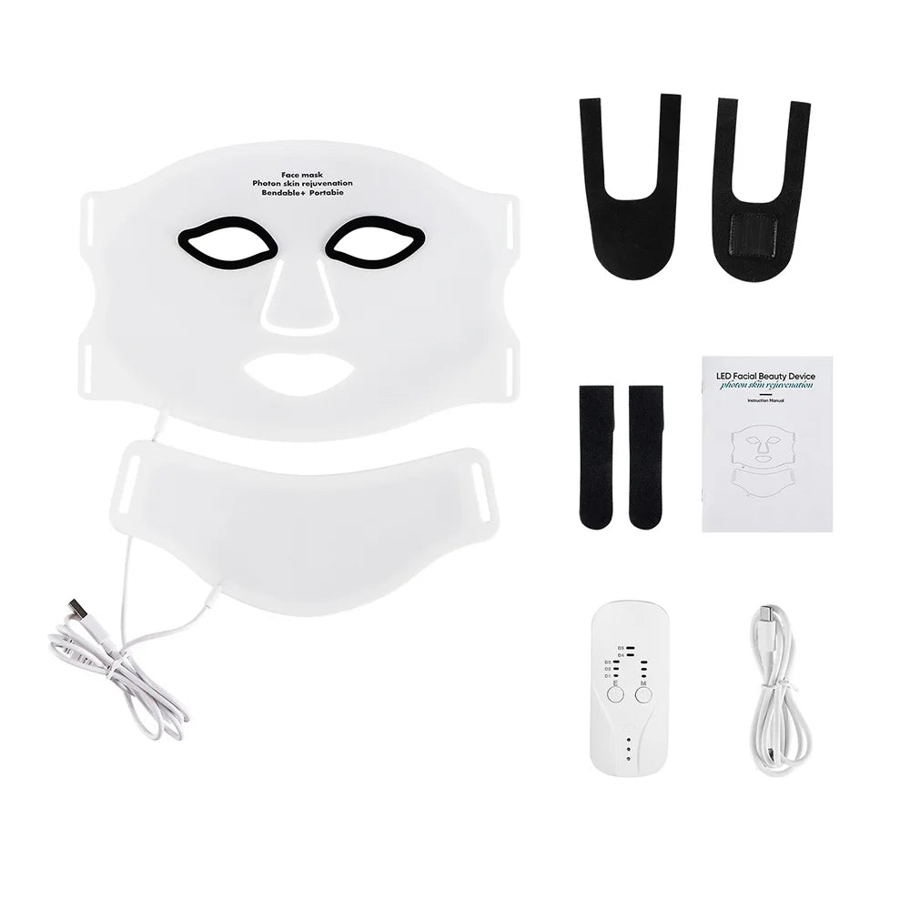 LED Red Light Therapy Face Mask - Anti-Aging & Skin Rejuvenation