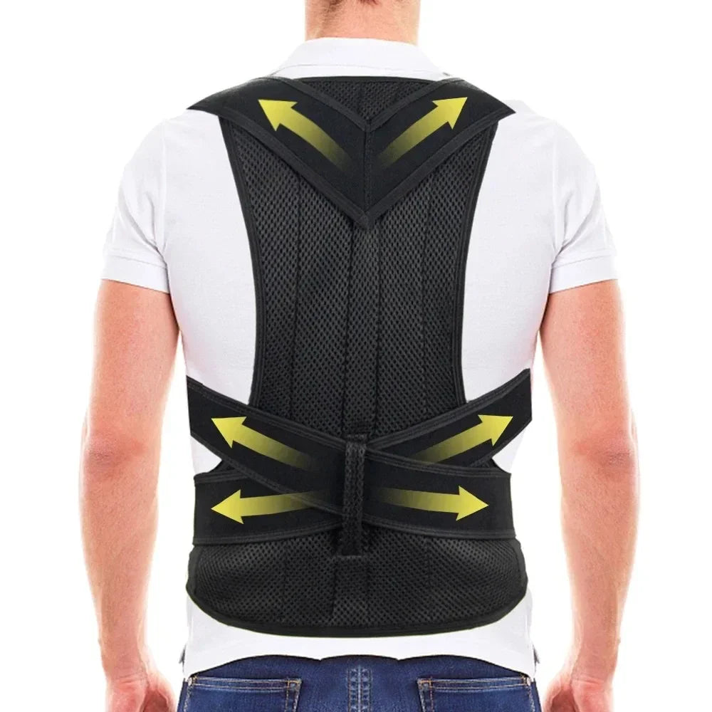 Posture Corrector for Women & Men - Back Brace Support Belt